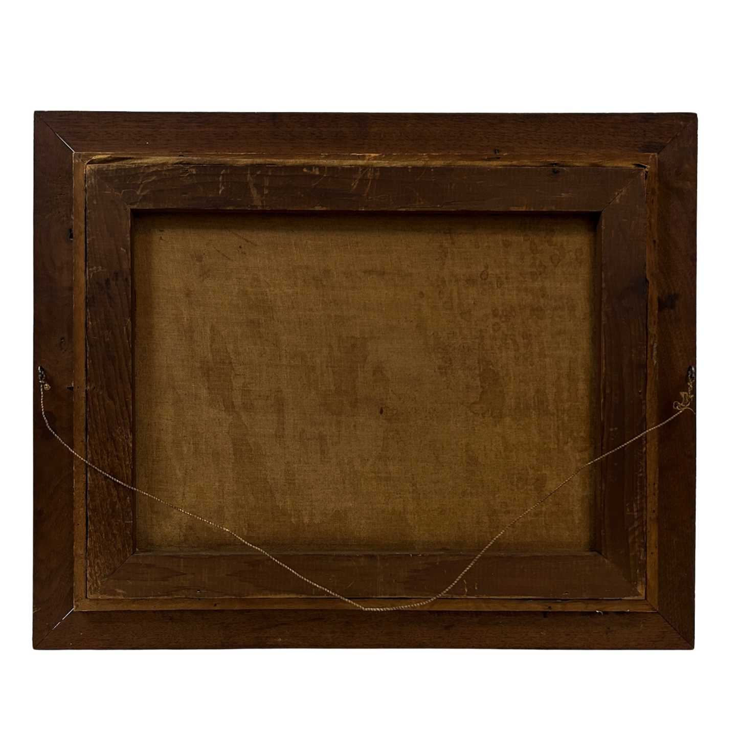 Antique Oil on Canvas | Castle at the Mountains