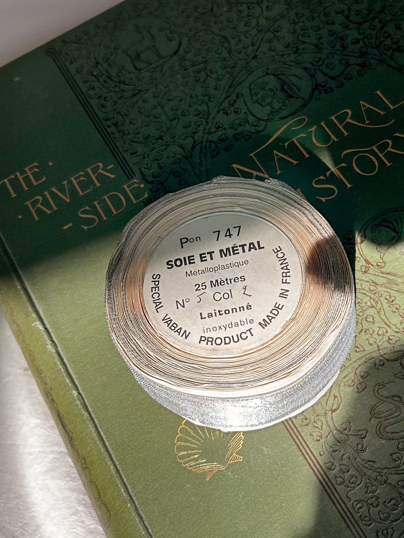 Antique French Metallic Ribbon