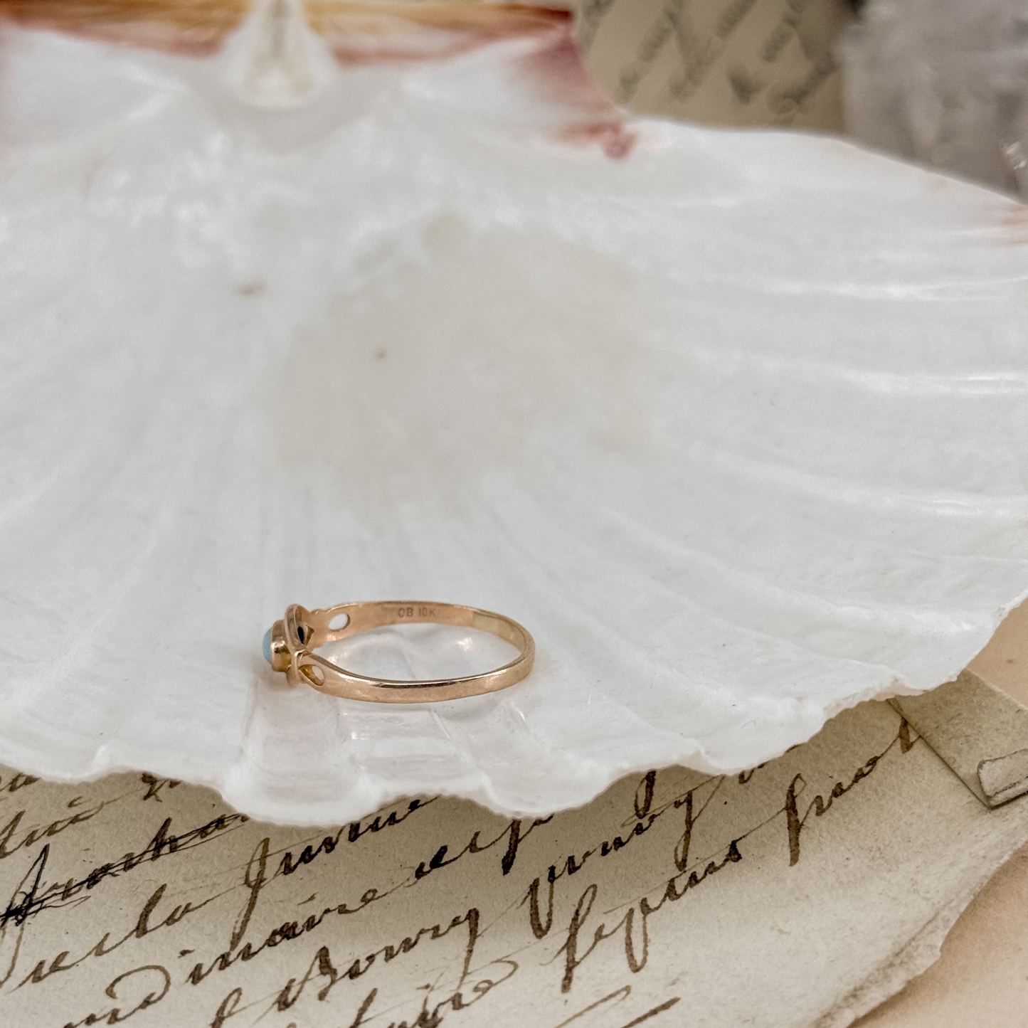 Vintage 10kt Gold & Opal Ring | Size 7
