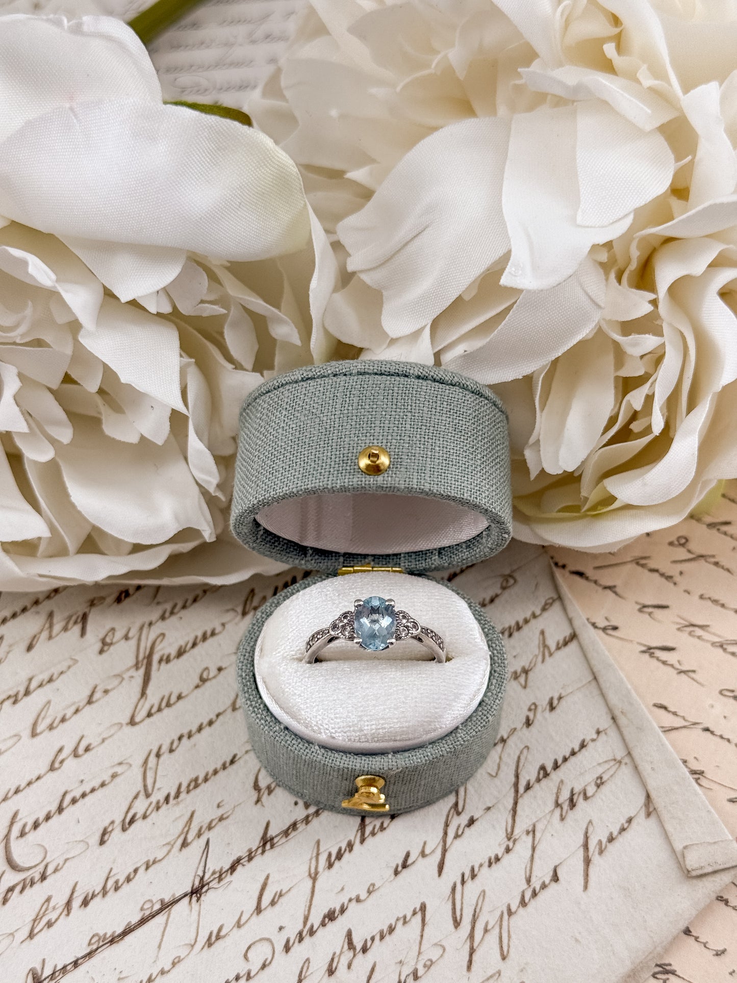 Sterling Silver Blue Topaz Ring