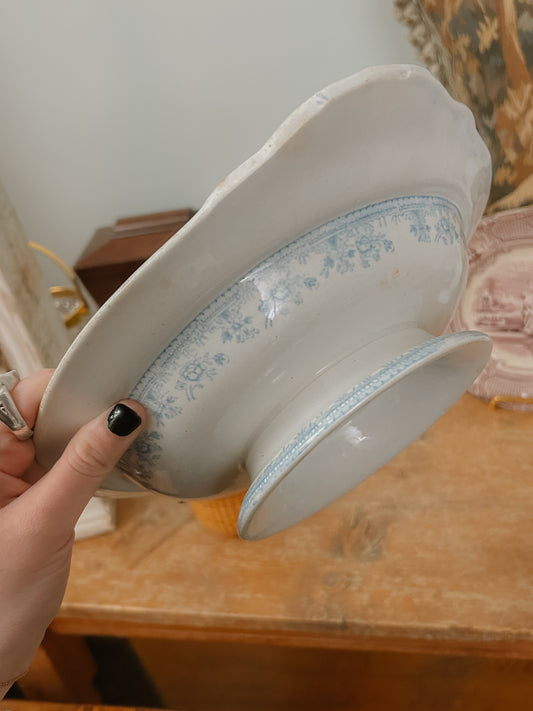 Antique Asiatic Pheasant Cake Stand