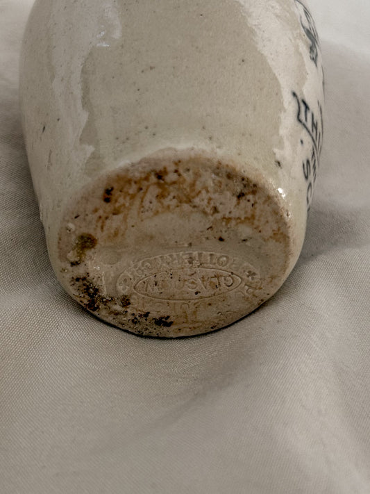 Antique Mini Richardson's Thick Cream Scarboro Cream Pot