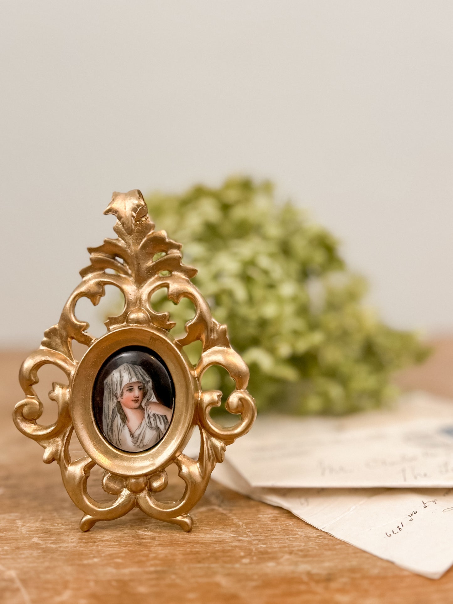 Mini Portrait of Veiled Woman