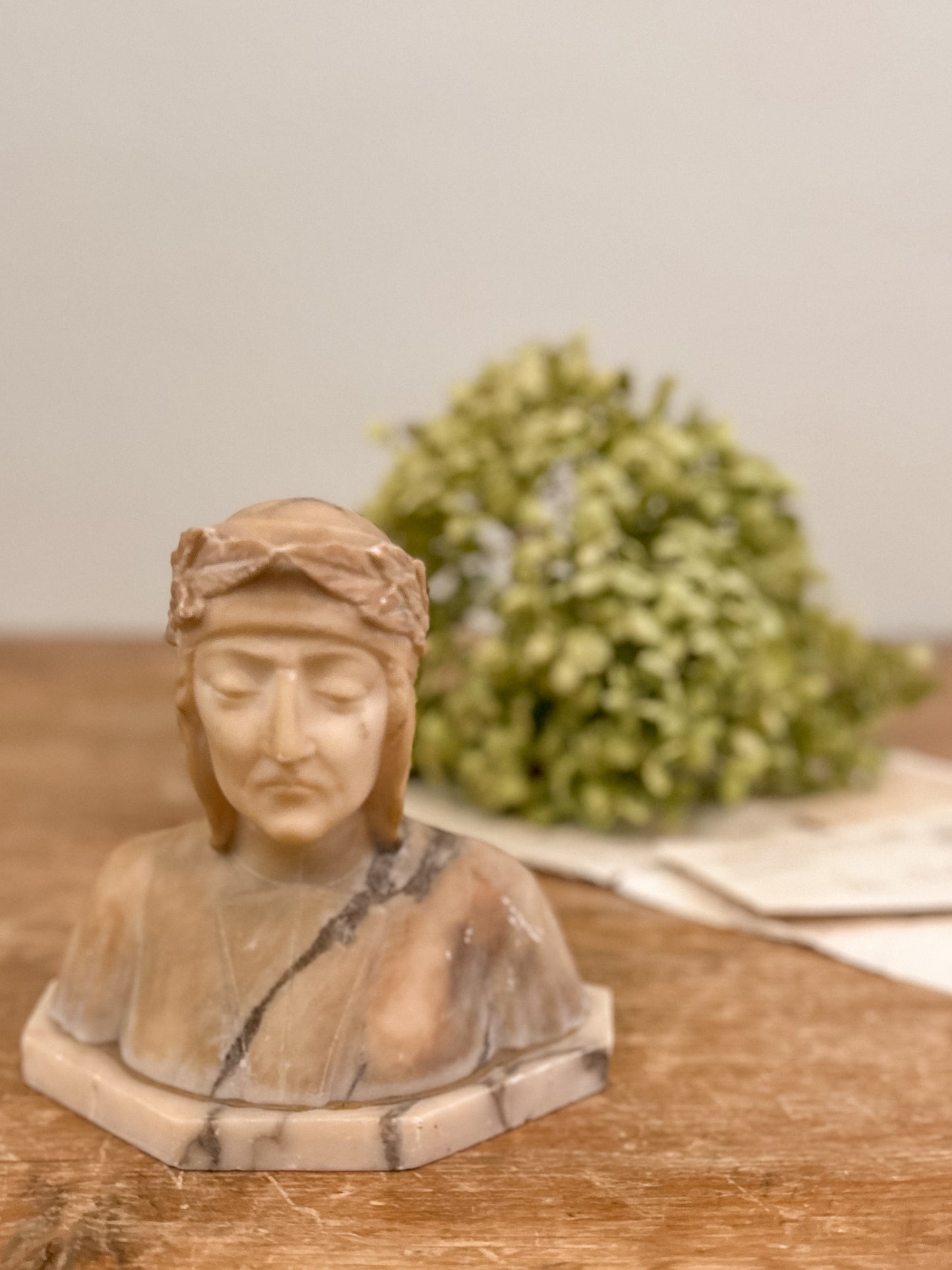 Dante Alabaster Bust
