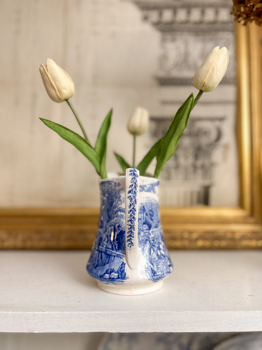 Alfred Meakin “Tintern” Blue Small Transferware Pitcher