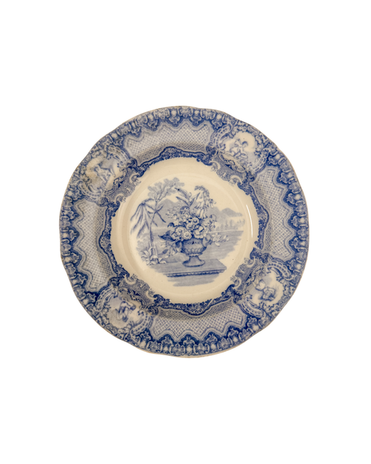 Antique English Copeland Spode "Seasons" Transferware Plate
