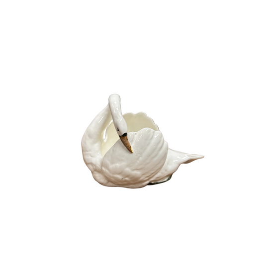 Small 1940s Czech Swan Planter