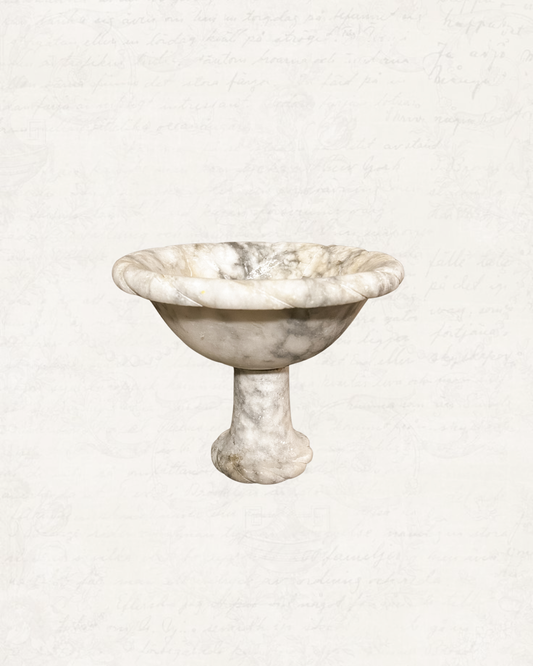 Alabaster Pedestal Compote