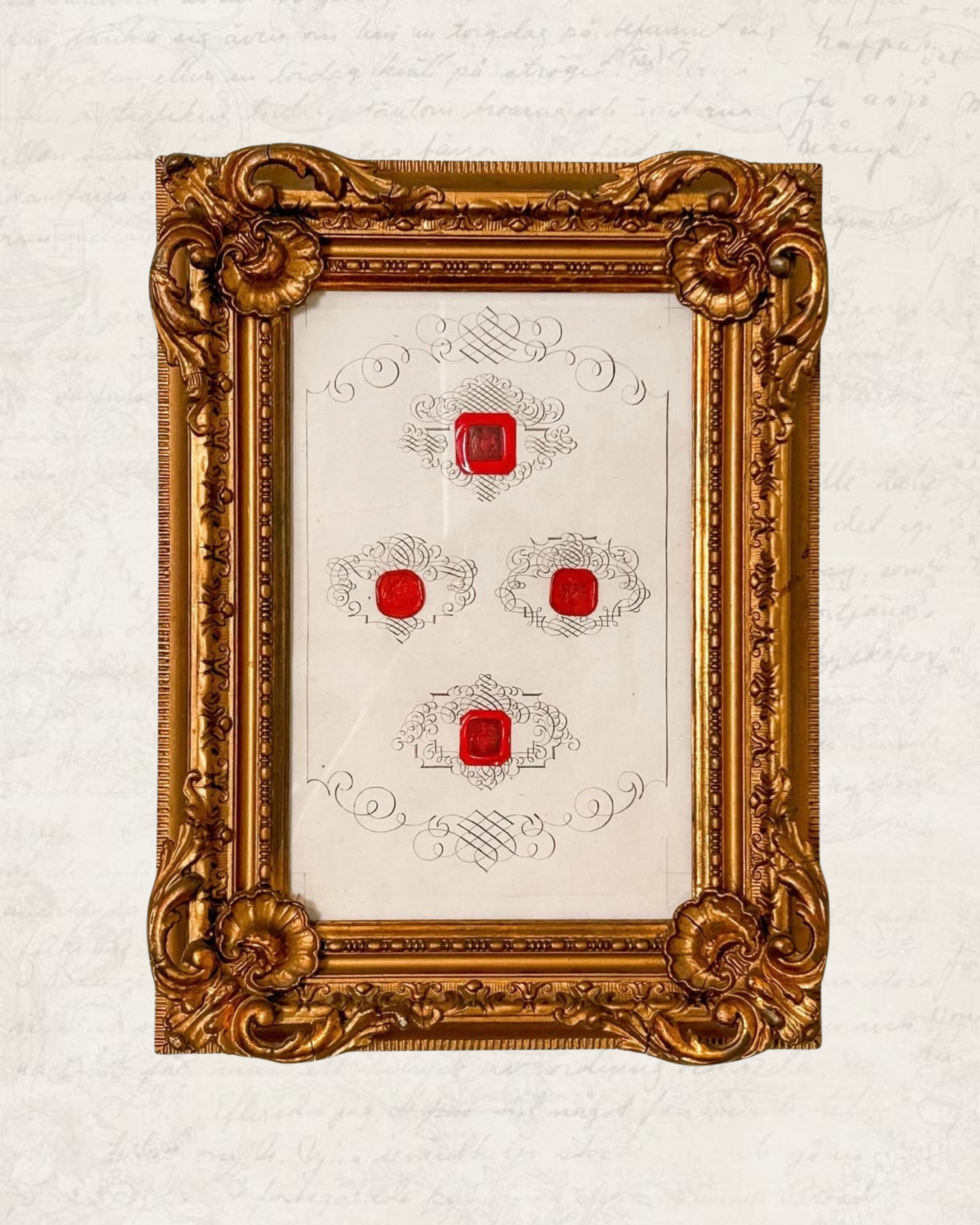 Antique French Wax Seal Collection