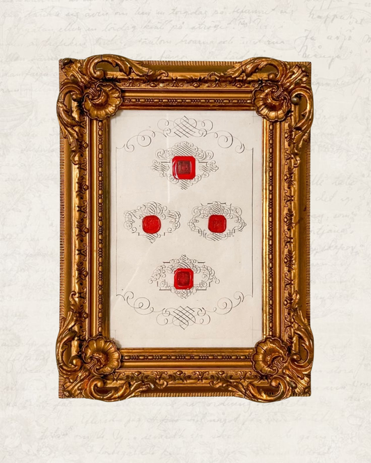 Antique French Wax Seal Collection