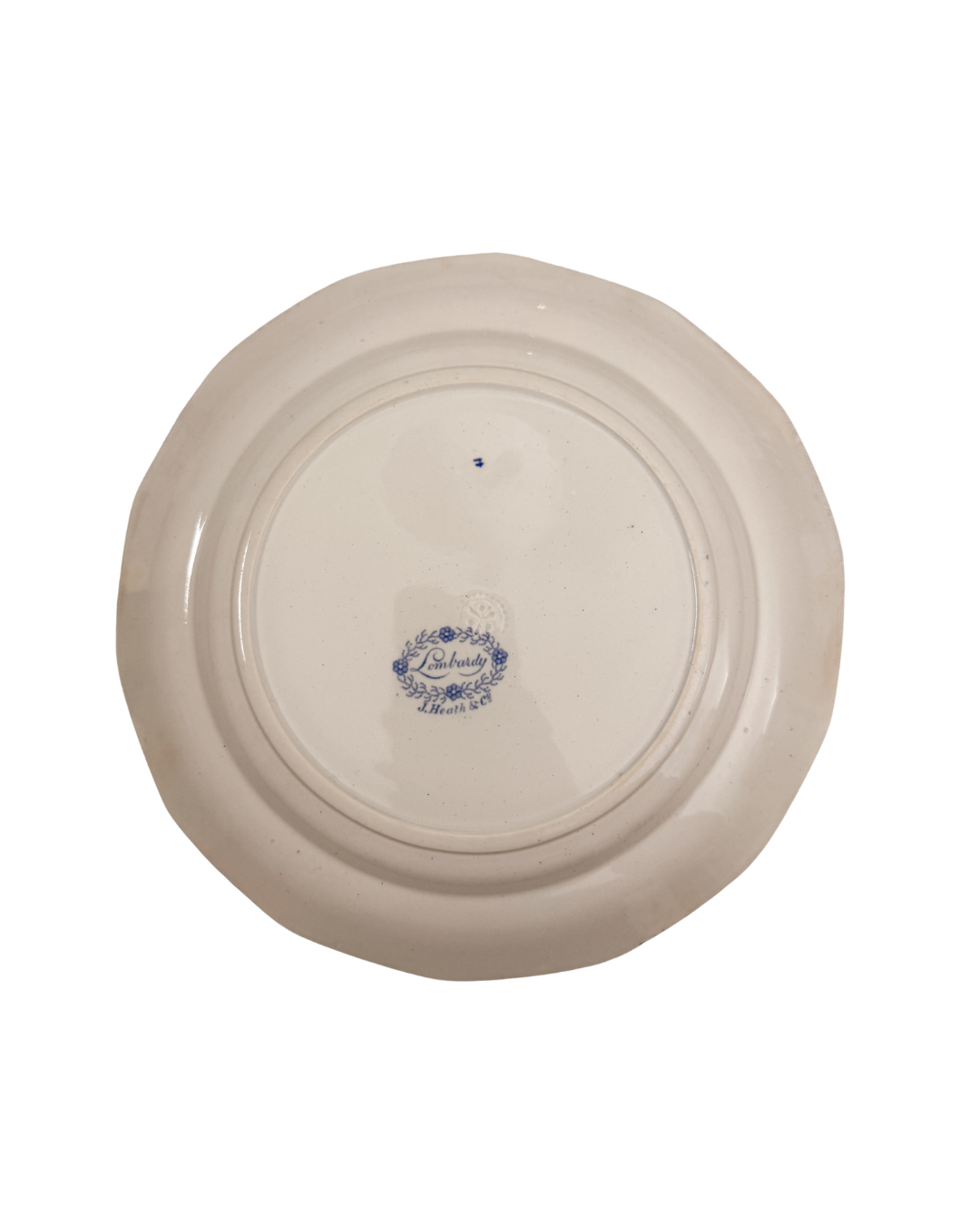 Antique English Transferware Plate | Lombardy