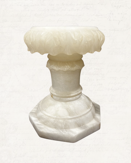 Small Alabaster Pedestal