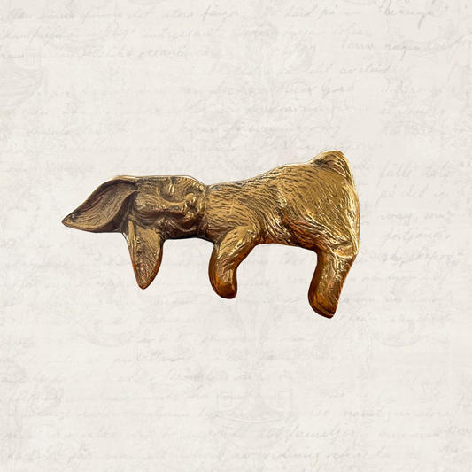 Brass Bunny Shelf Sitter