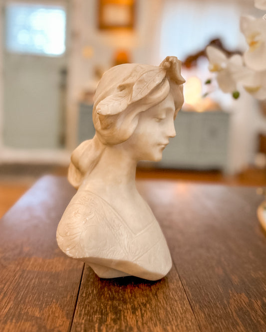 Antique Bust with Laurel Leaf Crown