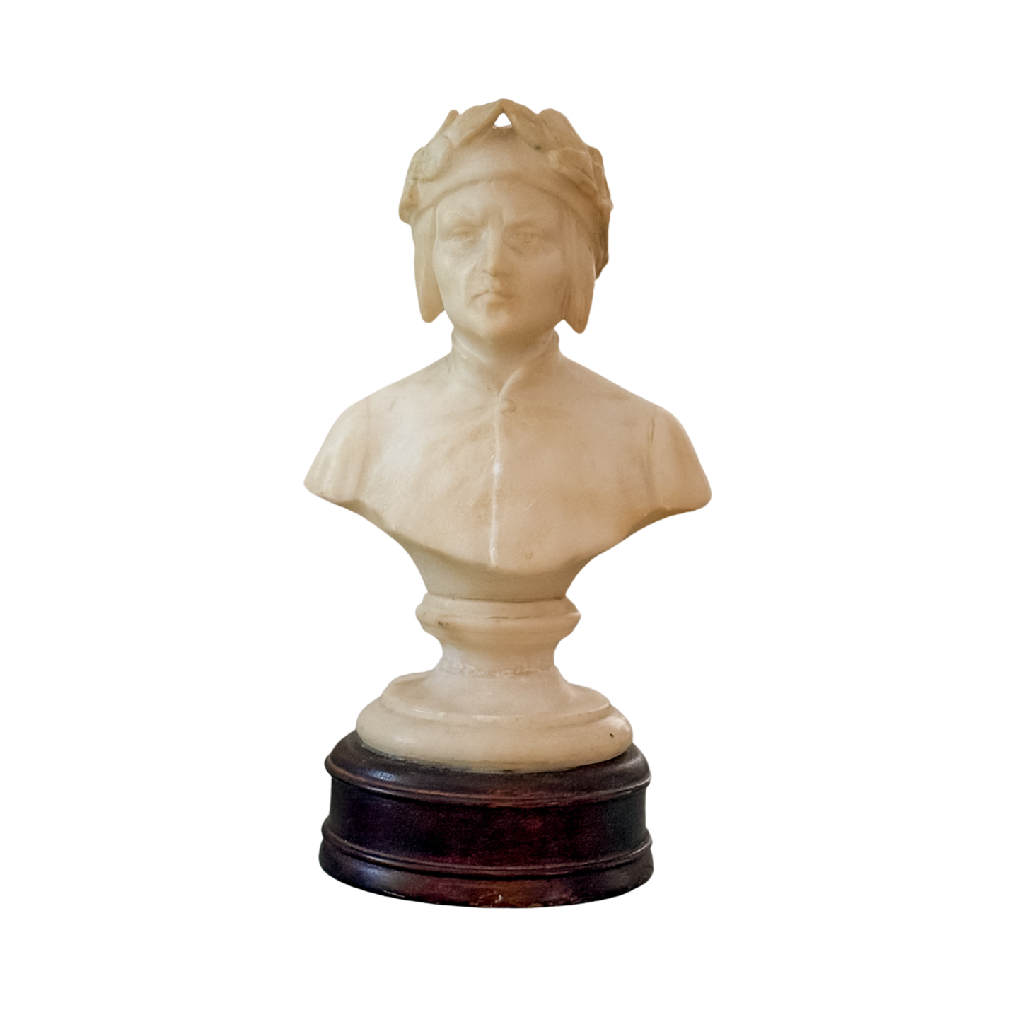 Small Alabaster Dante Bust *repaired