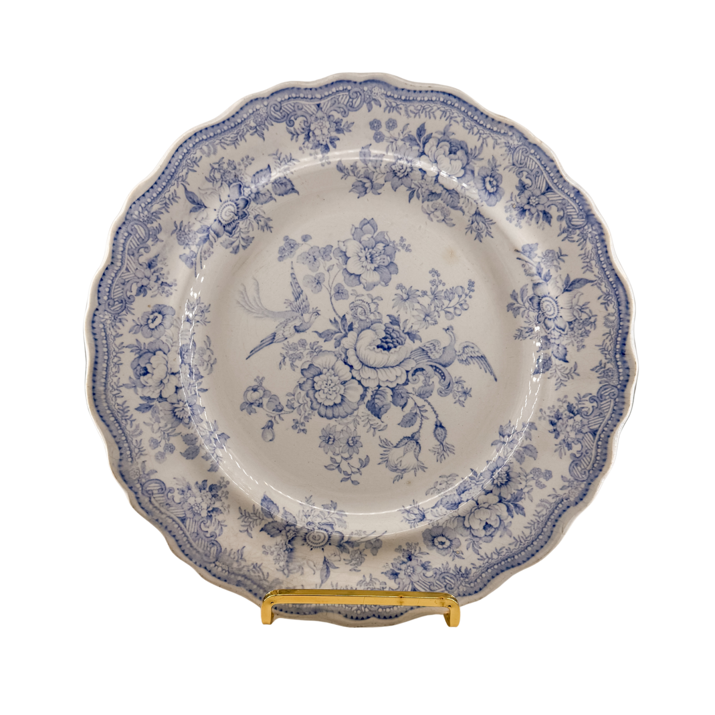 Antique Asiatic Pheasant Dinner Plate