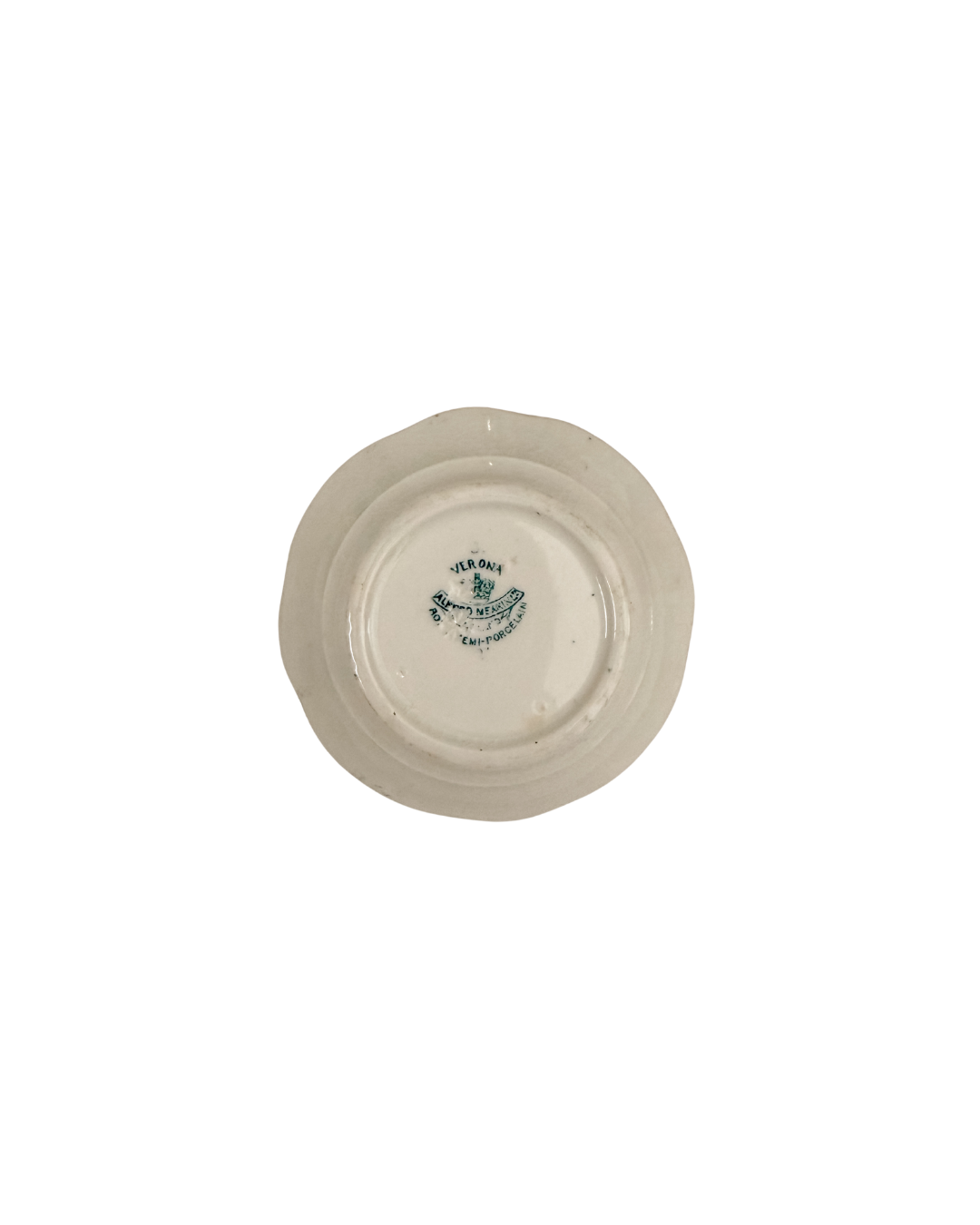 Antique Alfred Meakin Verona Green Transferware Butter Pat