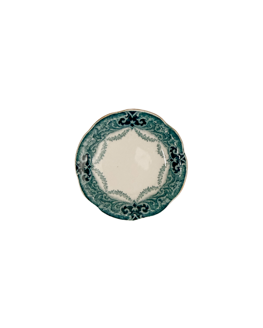 Antique Alfred Meakin Verona Green Transferware Butter Pat