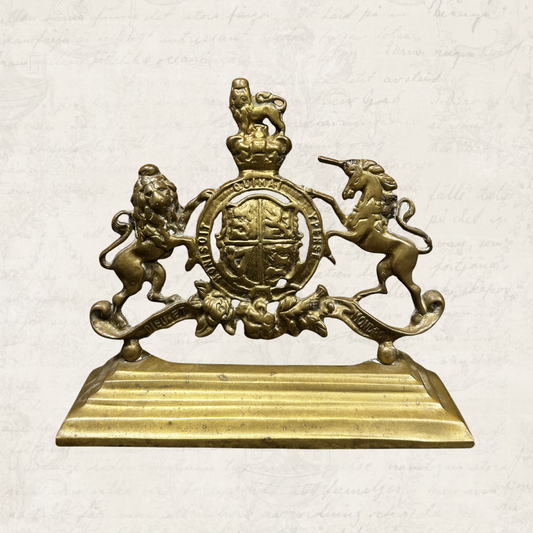 UK Crest Doorstop