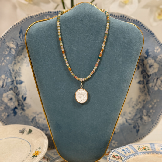 Intaglio Grove Gemstone Necklace | Bellini