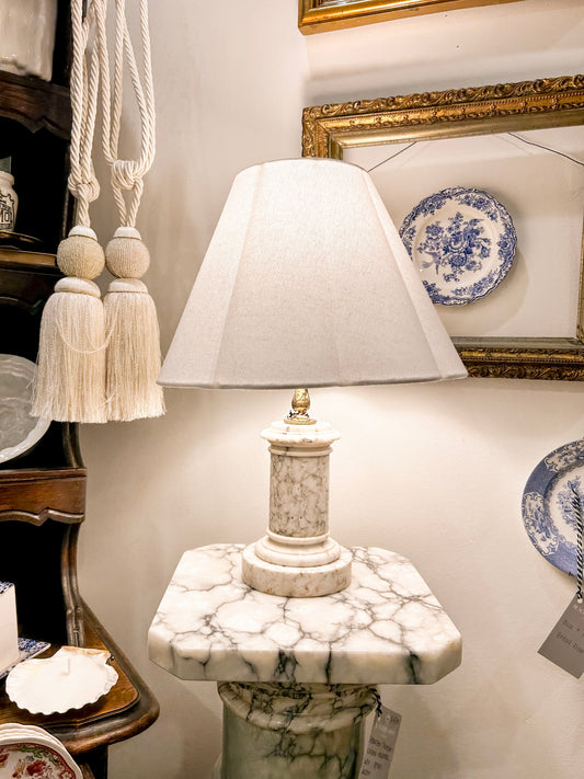 Alabaster Column Lamp (no shade)