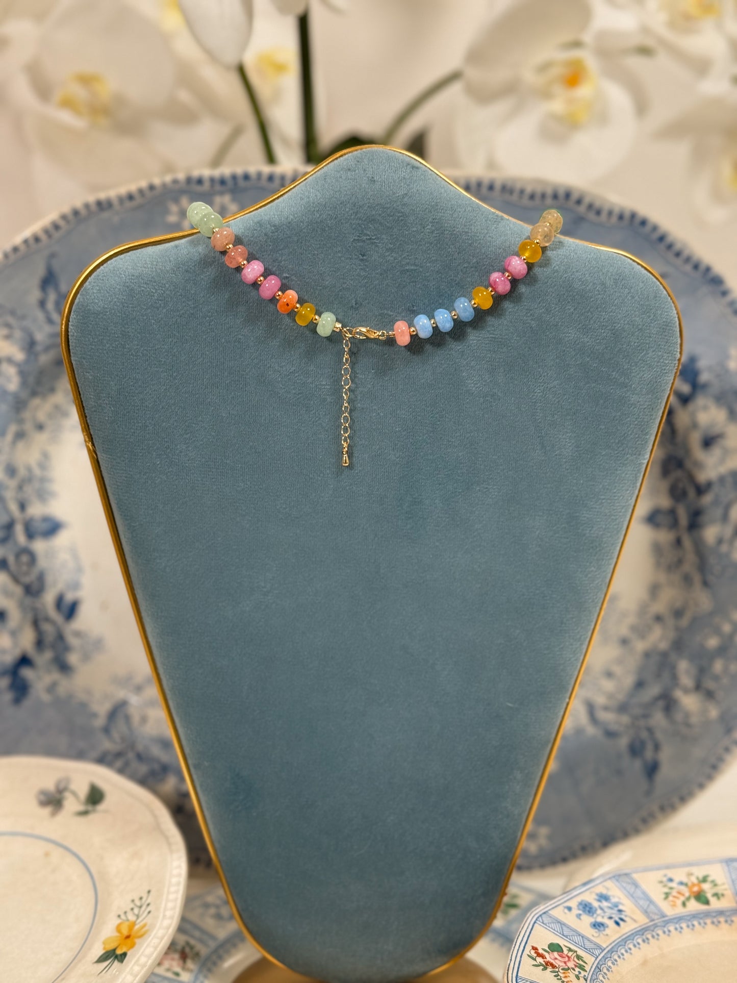 Intaglio Grove Gemstone Necklace | Sorbetto