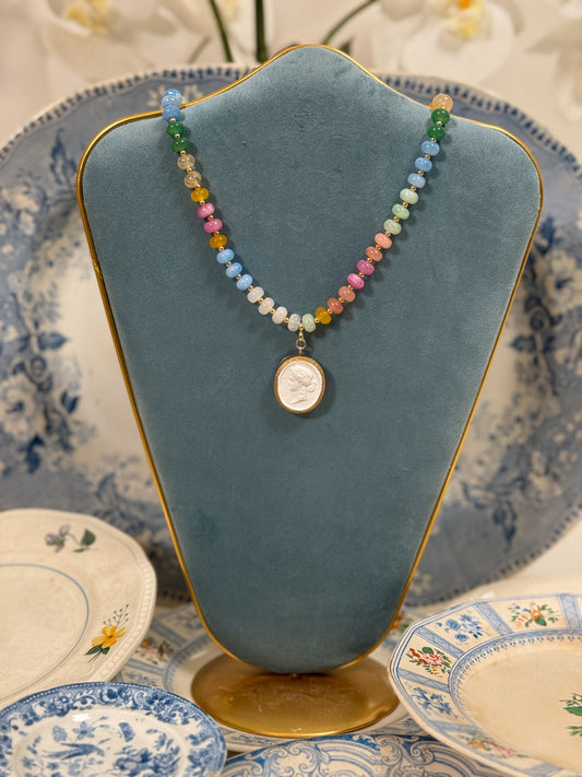 Intaglio Grove Gemstone Necklace | Gelato