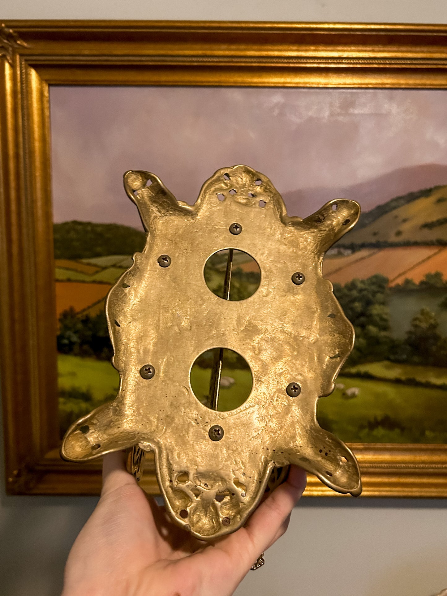 Vintage Brass Napkin Holder