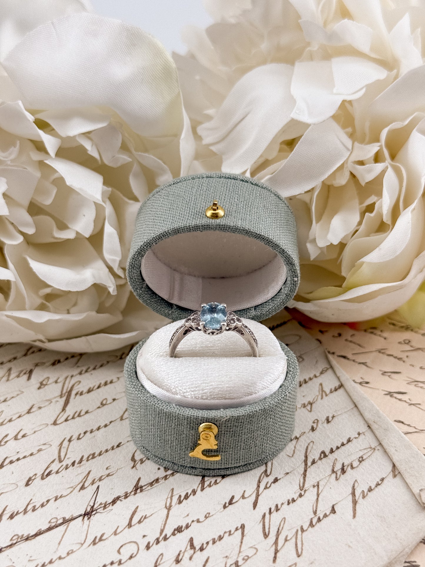 Sterling Silver Blue Topaz Ring