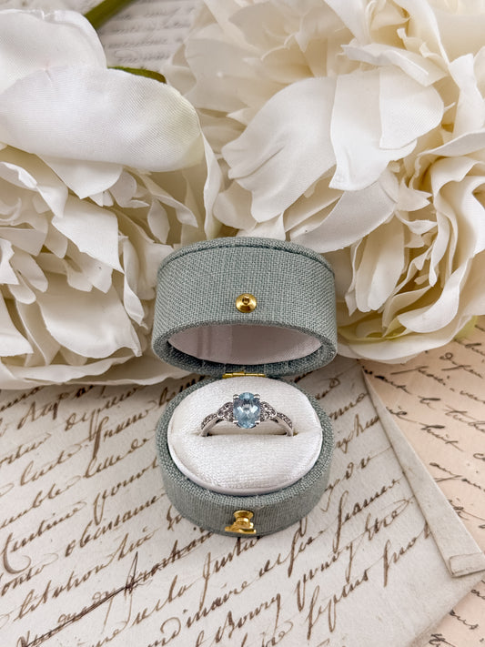 Sterling Silver Blue Topaz Ring