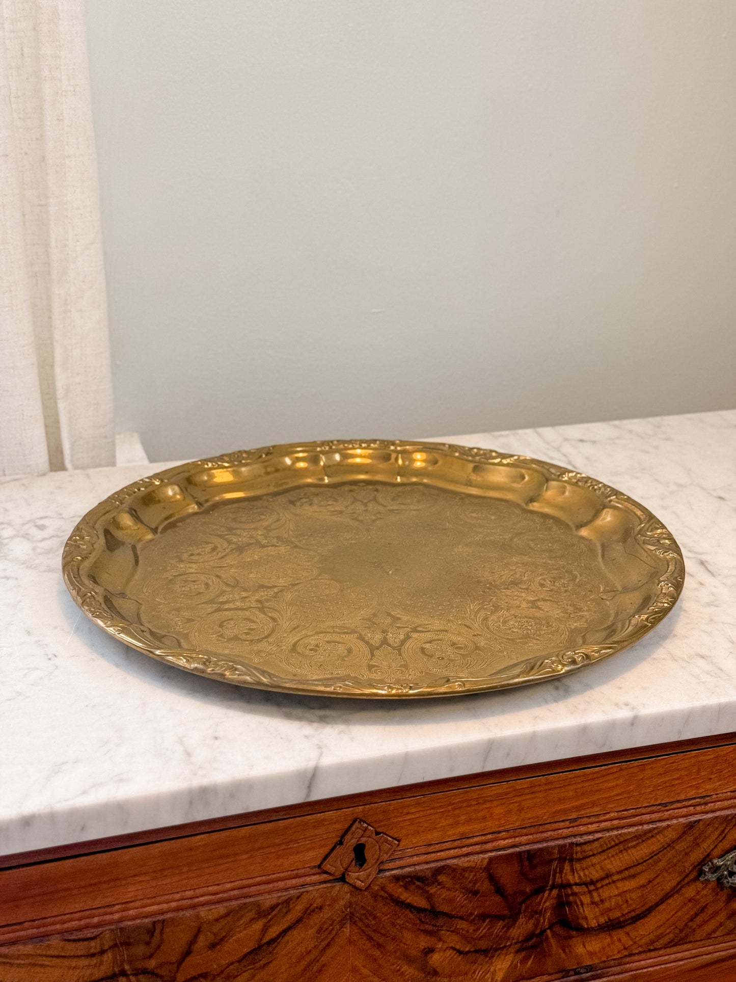 Vintage Brass Tray