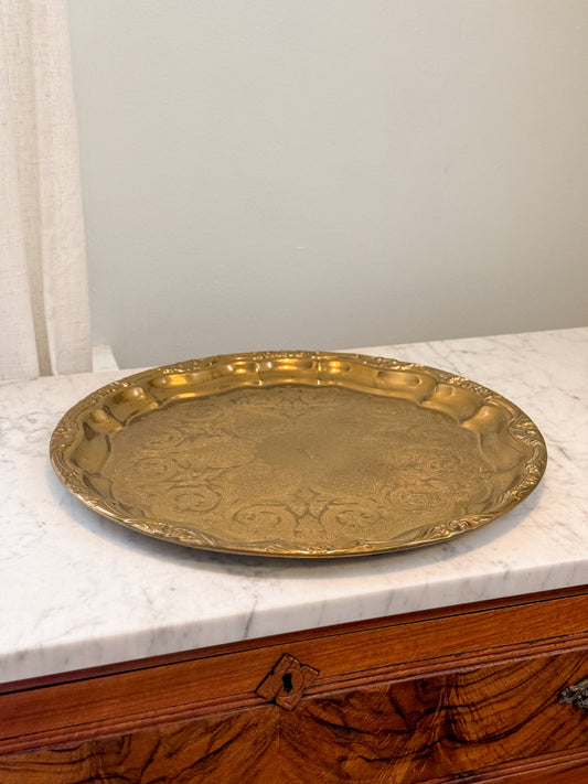 Vintage Brass Tray