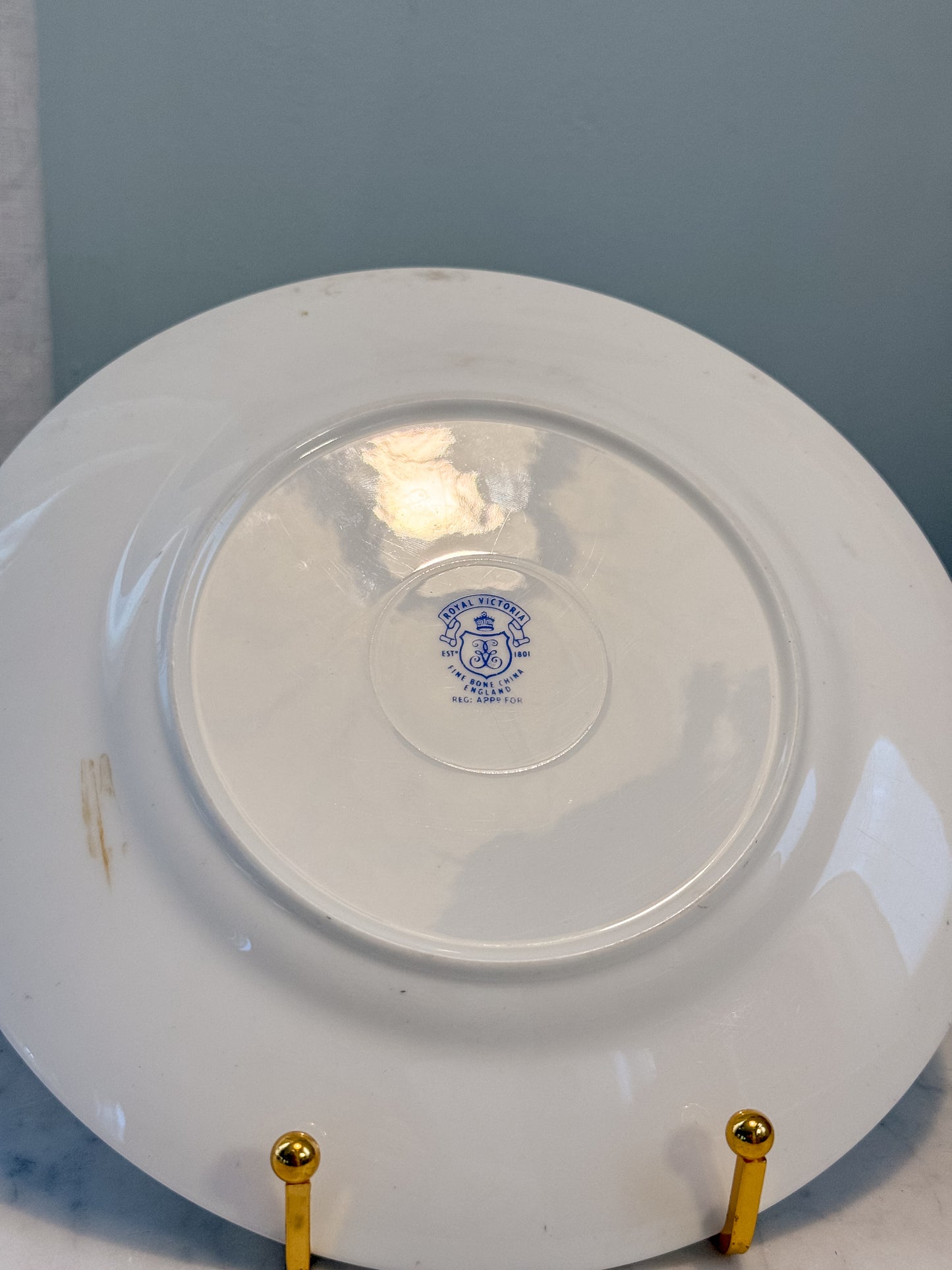 Vintage Transferware Black and White Bow Swag Plate