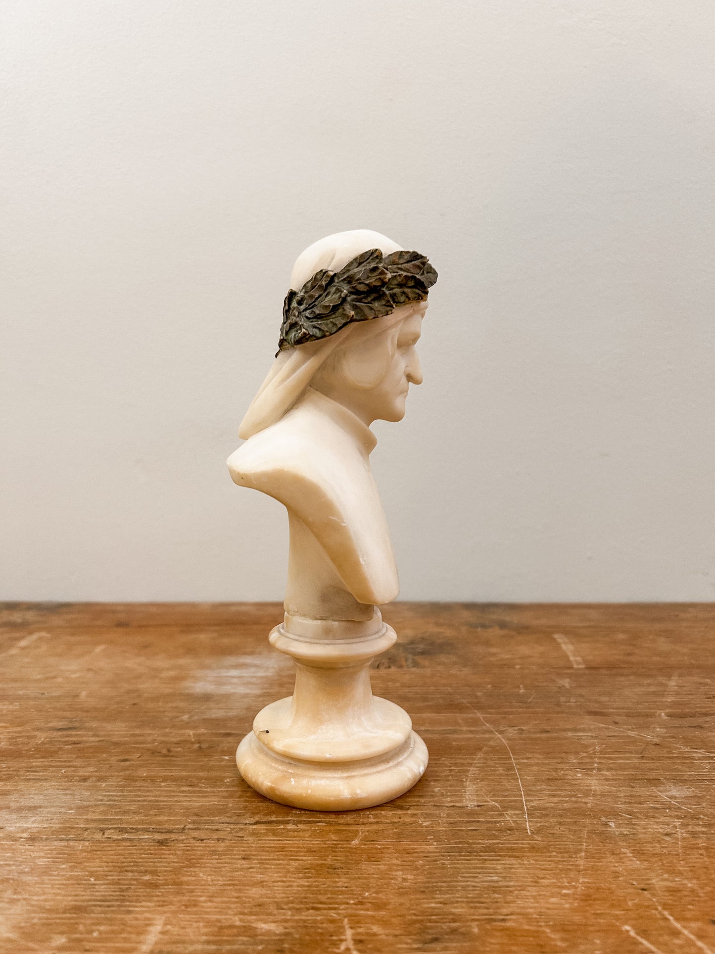 Alabaster Dante Bust