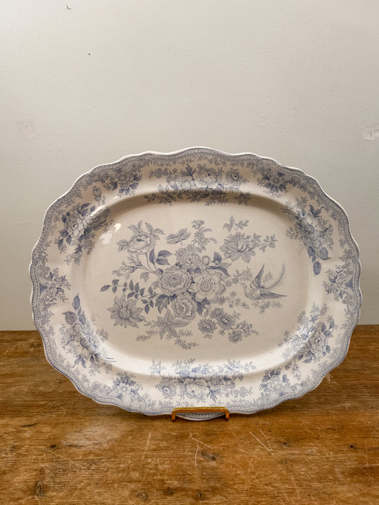 Antique Asiatic Pheasant Platter