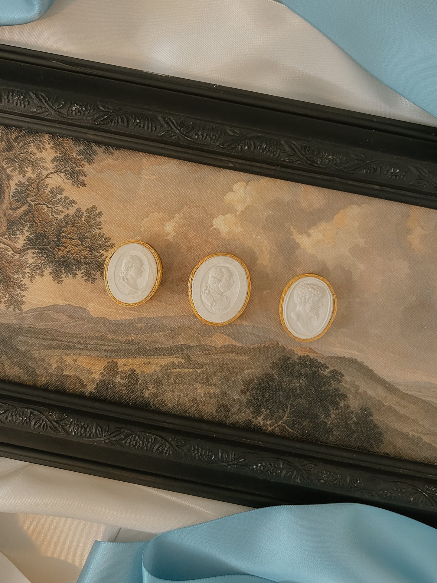 Framed Antique Grand Tour Intaglios