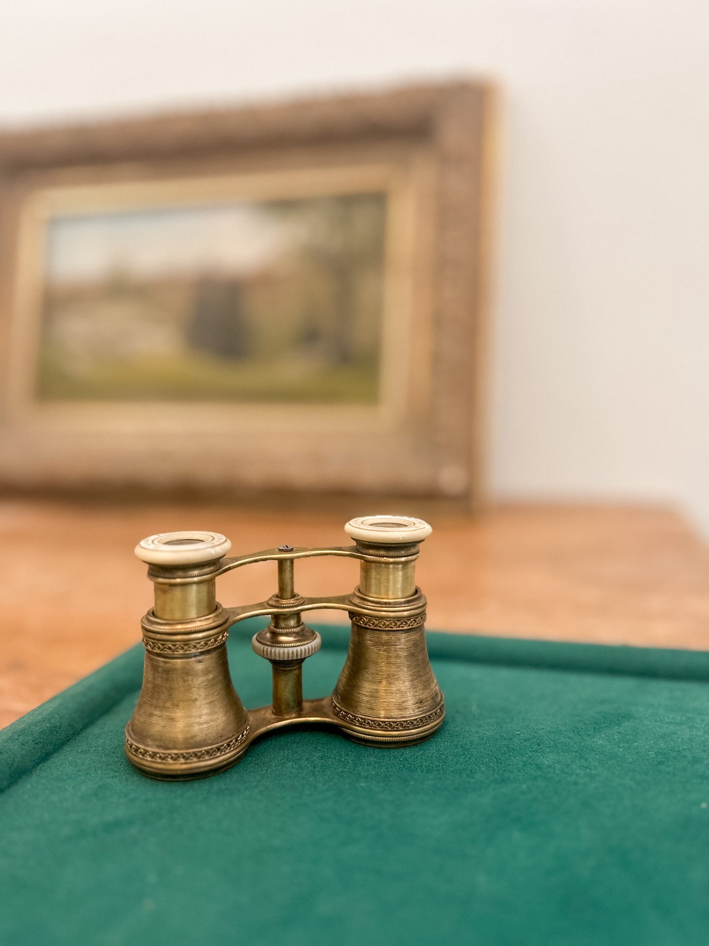 Antique French Brass Opera Glasses