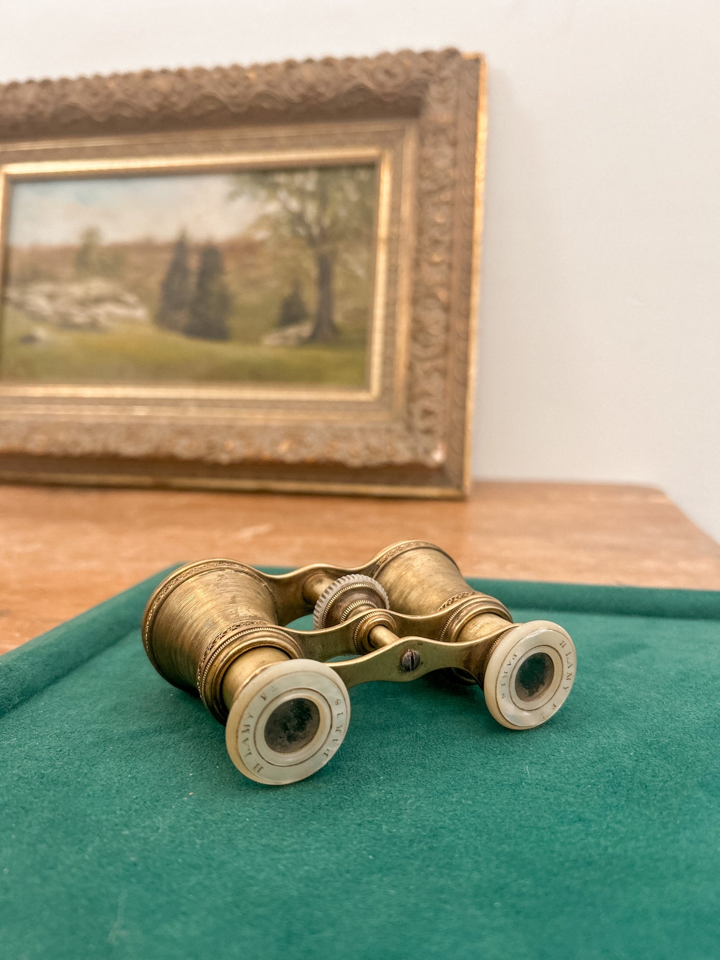 Antique French Brass Opera Glasses