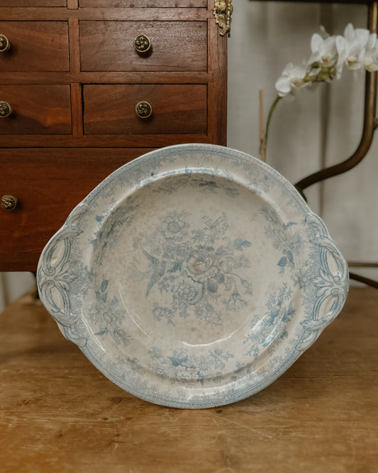 Antique Asiatic Pheasant Cake Stand