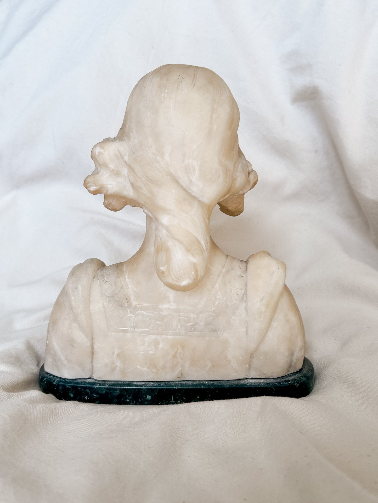 Antique Alabaster Bust