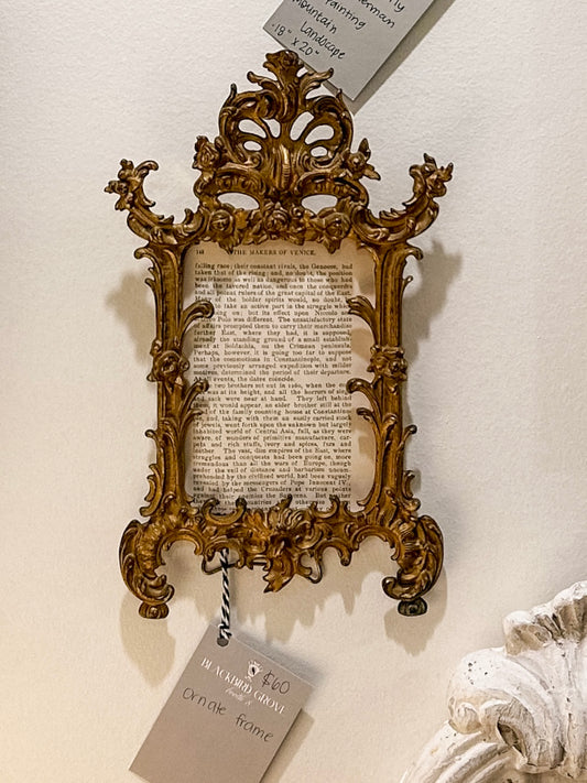 Gilt Metal Ornate Frame