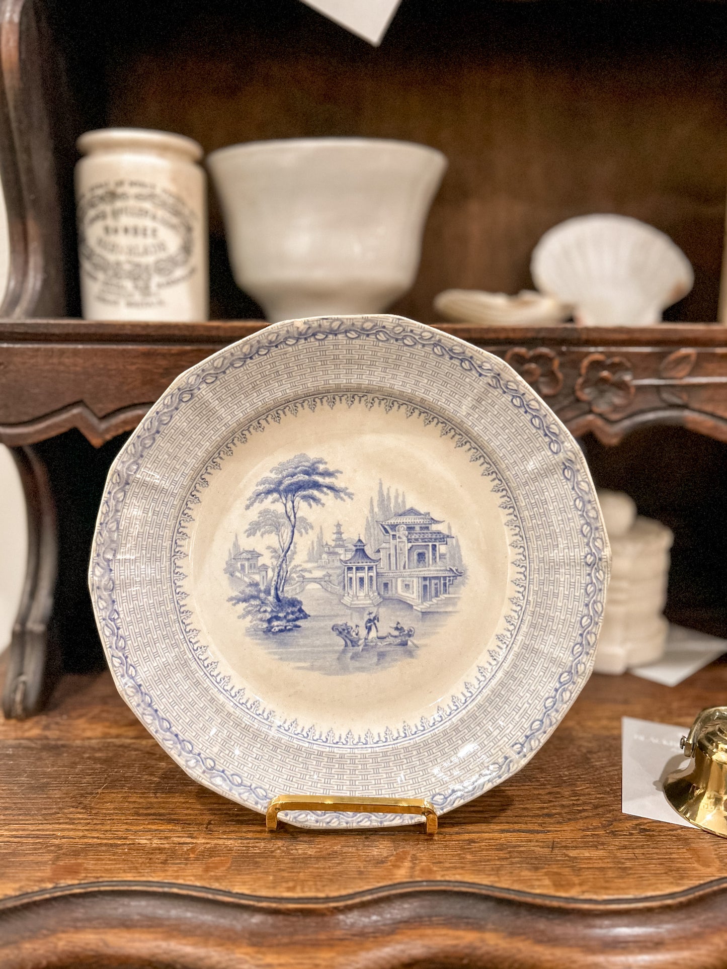 Antique Ridgways "Aladdin" plate c. 1840