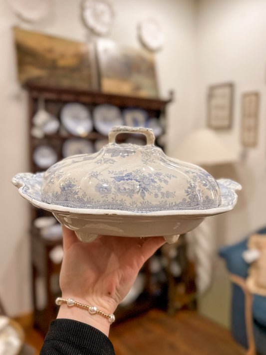Antique Asiatic Pheasant Vegetable Tureen