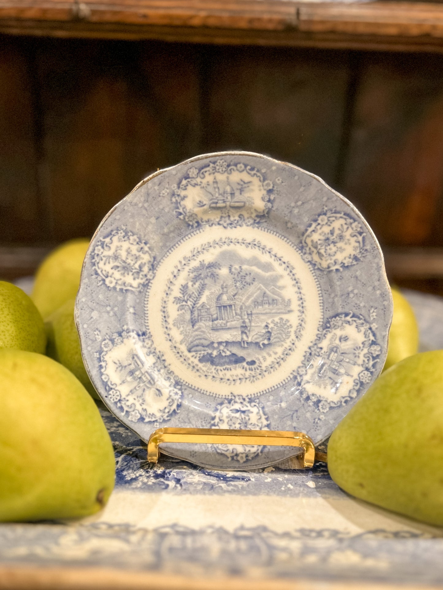 Antique Ridgway Bread Plate "Oriental" Pattern