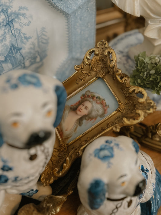 Hand Painted Portrait on Porcelain