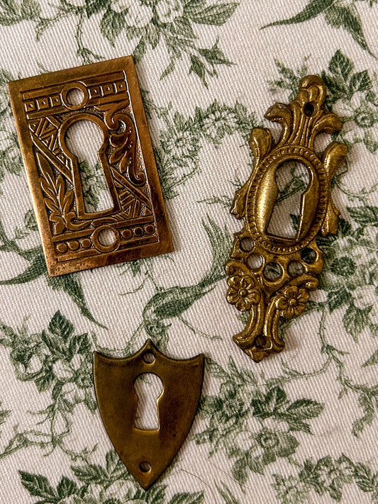 Antique Escutcheon - multiple styles