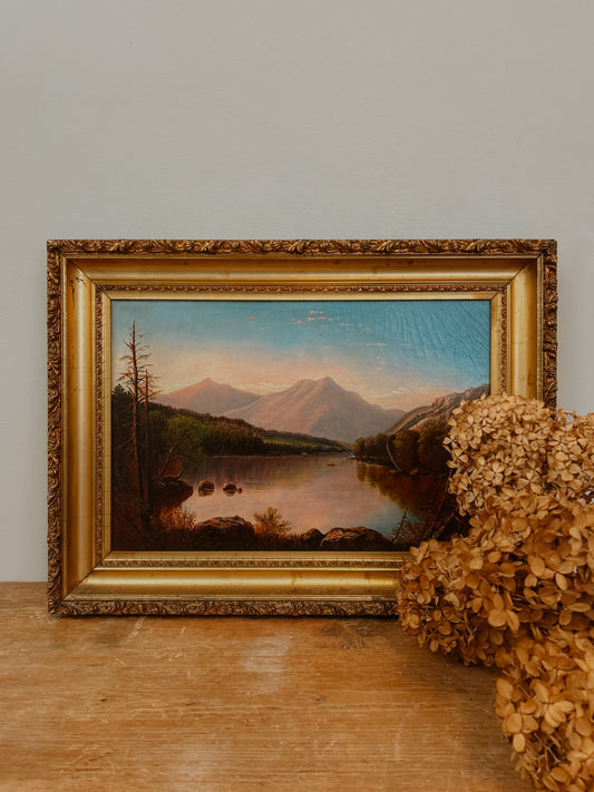 Antique Oil on Board | 1882