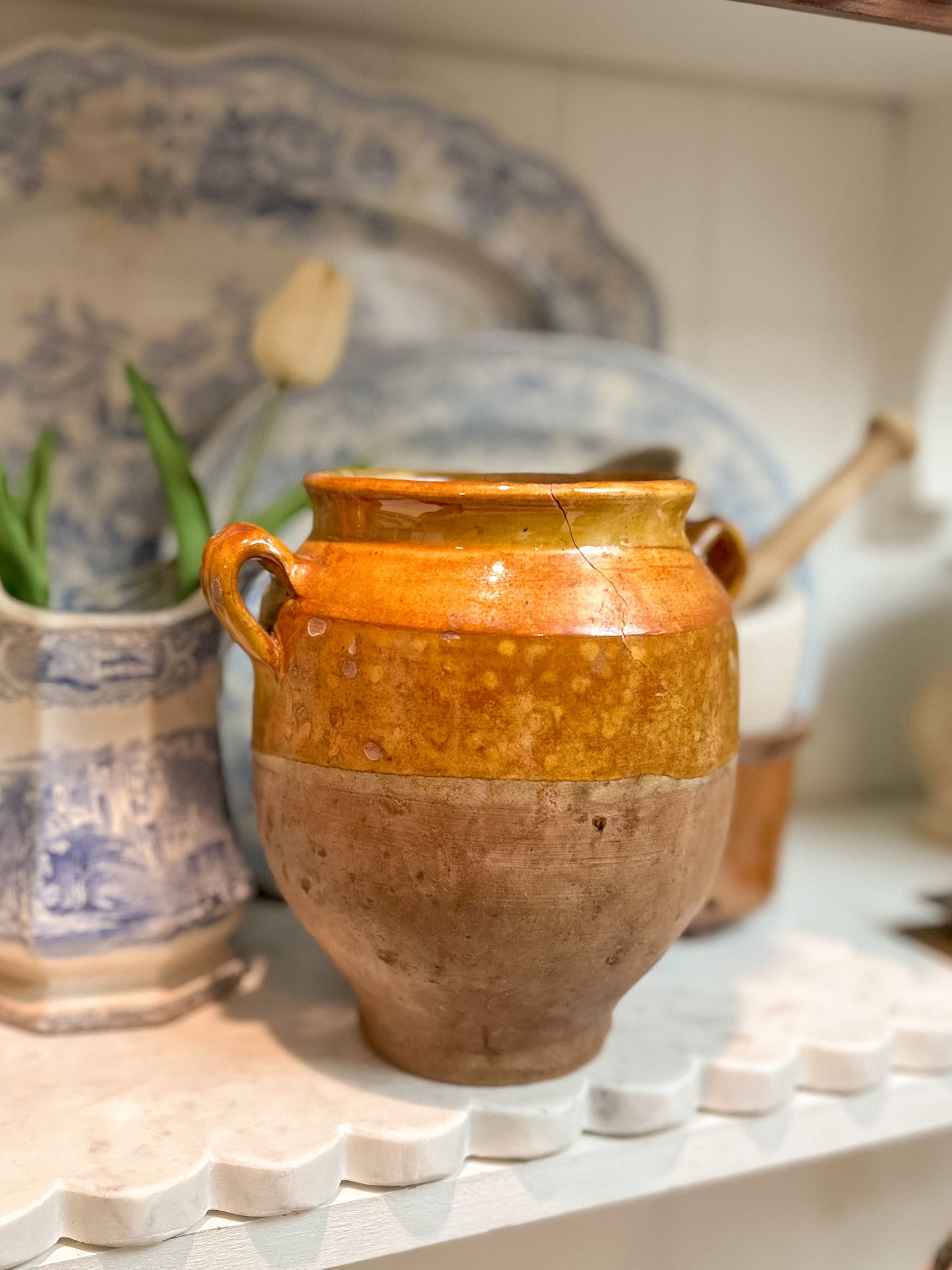 Mini 19th Century French Confit Pot