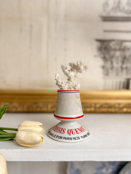 French Cassis Quenot Pyrogène Match Striker with coral fragment – c. 1880–1910