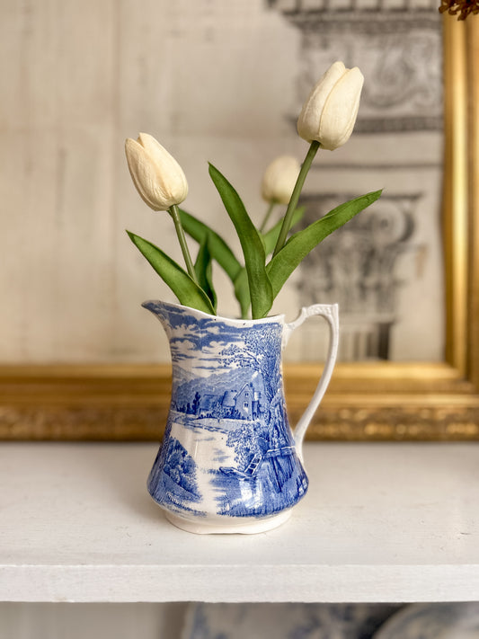 Alfred Meakin “Tintern” Blue Small Transferware Pitcher
